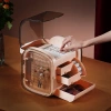 Double-layer transparent jewelry storage box details Picture